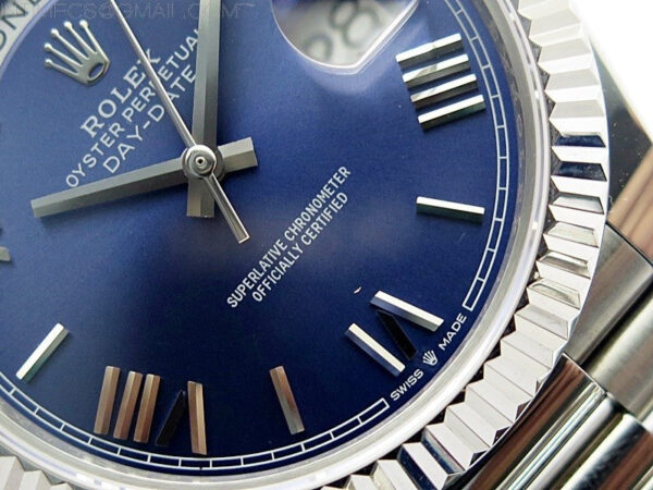 Day Date 40mm 228239 Gain Weight SS/tungsten APSF 1:1 Best Edition Blue Dial Roman Markers on SS President Bracelet A2836 – Bild 6