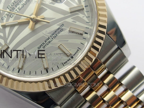 DateJust 36 SS/RG 126231 BP 1:1 Best Edition Silevr/Gray Dial on Jubilee Bracelet – Bild 6