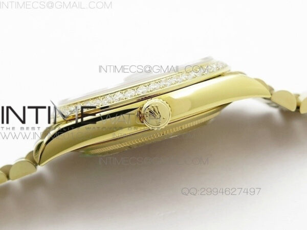 Day-Date 40 YG BP 1:1 Best 228239 Gold Diamond Sticks Dial Diamond Bezel on SS Bracelet – Bild 7