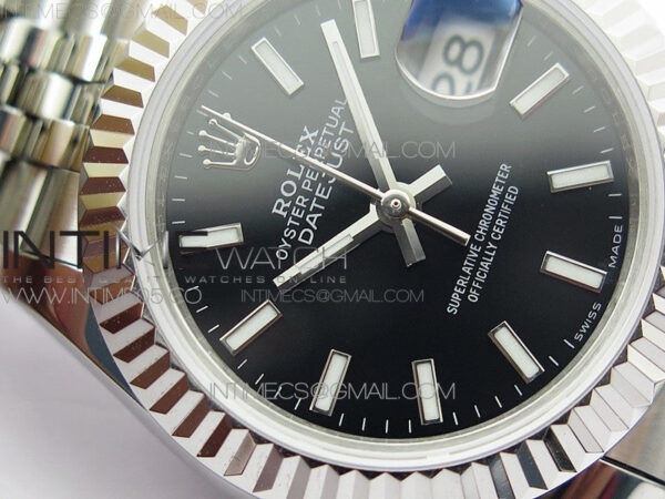Datejust 28mm 279174 SS BP Best Edition Black Sticks Markers Dial on SS Jubilee Bracelet ETA2671 – Bild 6