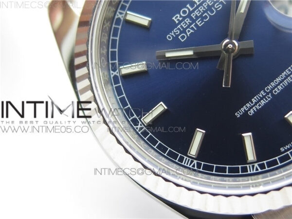 DateJust 36 SS 116234 ARF 1:1 Best Edition 904L Steel Blue Dial on Jubilee Bracelet SH3135 V3 – Bild 6