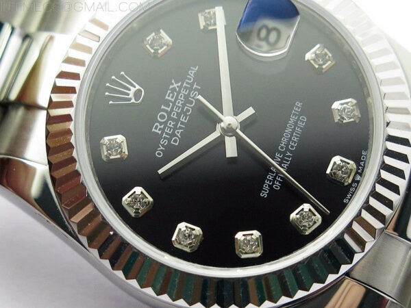 Datejust 31mm 278273 SS BP Best Edition Black Crystal Markers Dial on Oyster Bracelet – Bild 7