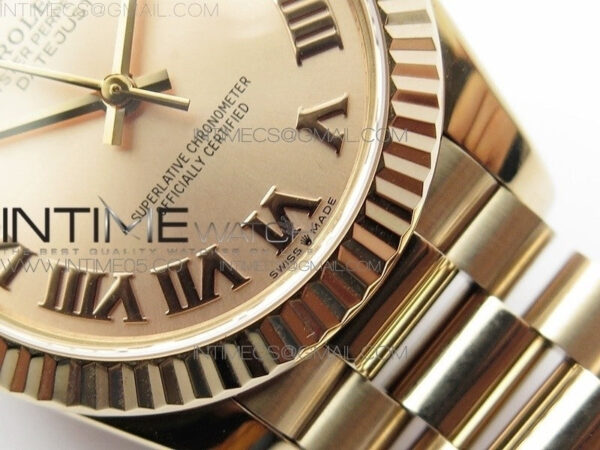Datejust 31mm 278275 RG BP Best Edition RG Roman Markers Dial on RG President Bracelet – Bild 6