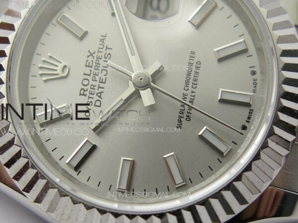 Datejust 28mm 279179 SS APSF Best Edition Silver Dial Sticks Markers on SS Jubilee Bracelet NH05 – Bild 7