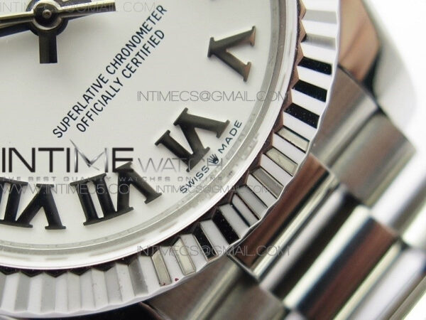 Datejust 31mm 278275 SS BP Best Edition White Roman Markers Dial on SS President Bracelet – Bild 6
