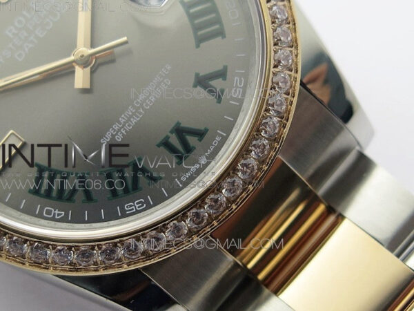 DateJust 36 SS/RG 126281 BP 1:1 Best Edition Gray Dial on Oyster Bracelet – Bild 6