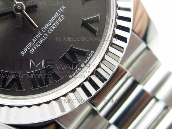 Datejust 31mm 278275 SS BP Best Edition Gray Roman Markers Dial on SS President Bracelet – Bild 6