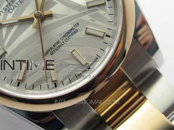 DateJust 36 SS/RG 126201 BP 1:1 Best Edition Silver/Gray Dial on Oyster Bracelet – Bild 6