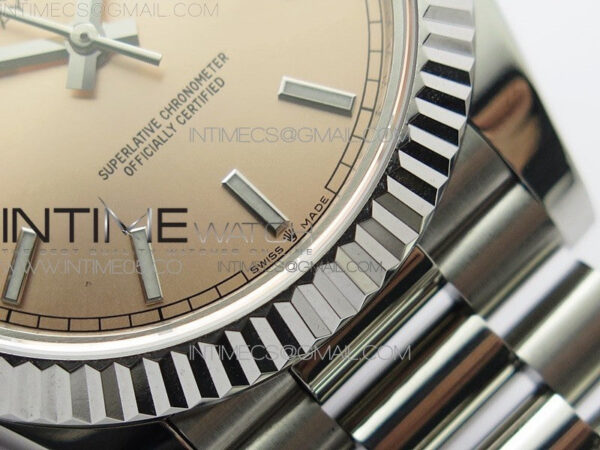 Day-Date 40mm 228239 BP New Dial Version 904 SS RG Stick Markers Dial on SS President Bracelet A2836 – Bild 6