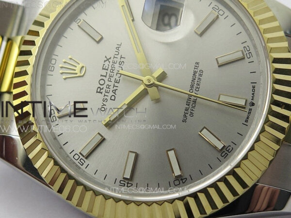 DateJust 41MM 126334 SS/YG APSF 1:1 Best Edition Silver Dial on SS Oyster Bracelet SA3235 – Bild 6