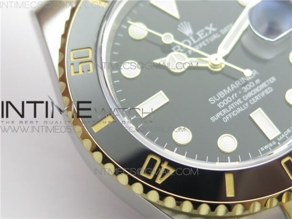 Yacht-Master 42mm 226659 316L BP 1:1 Best Edition 3D Black Ceramic Bezel on Black Rubber Strap SA3235 – Bild 6