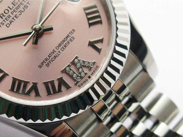 Datejust 31mm 278271 SS BP Best Edition Pink Roman Markers Dial on Jubilee Bracelet – Bild 5