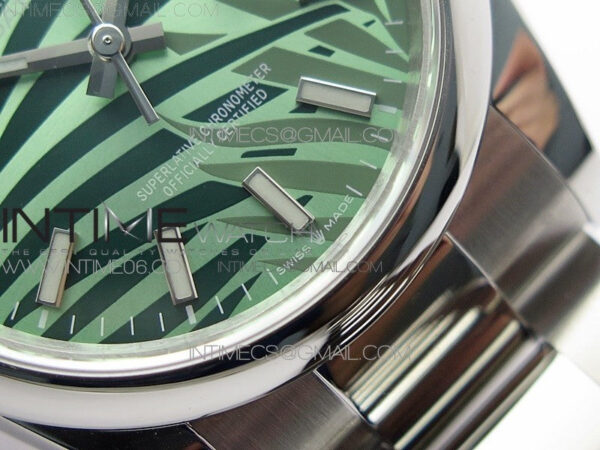 DateJust 36 SS 126200 BP 1:1 Best Edition New Green Dial on Oyster Bracelet – Bild 6