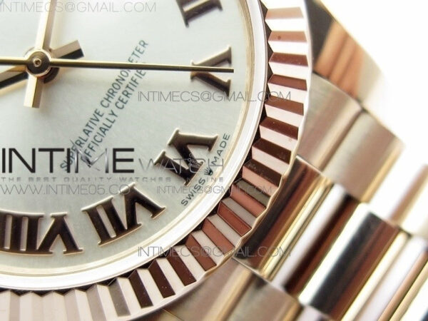 Datejust 31mm 278275 RG BP Best Edition Silver Roman Markers Dial on RG President Bracelet – Bild 6
