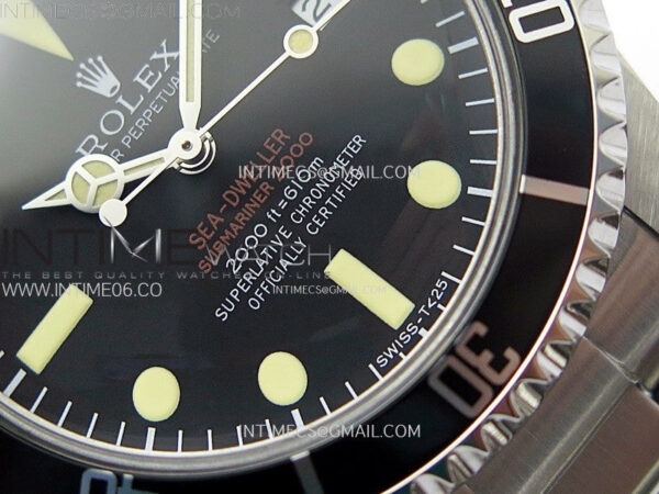Vintage Sea Dweller Red 1665 JKF Best Edition Double A2836 – Bild 6