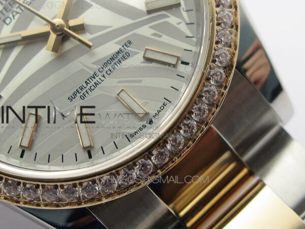 DateJust 36 SS/RG 126281 BP 1:1 Best Edition Silver/Gray Dial on Oyster Bracelet – Bild 6