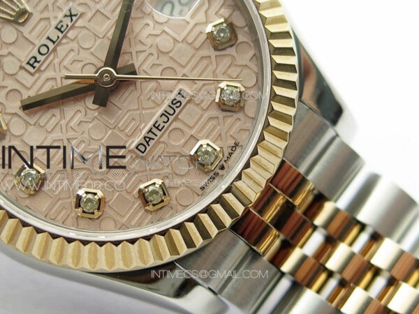 DateJust 31mm 178271 SS/RG APSF Best Edition RG Jubilee Dial Crystal Markers on Jubilee Bracelet A2824 – Bild 5