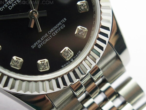 Datejust 31mm 278271 SS BP Best Edition Black Crystal Markers Dial on Jubilee Bracelet – Bild 6