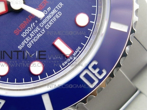 The Rough Matt Diver Sandblast SS GMF Best Edition Blue Dial on SS Bracelet SA3130 – Bild 6
