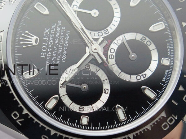 Daytona 116500 VRF 1:1 Best Edition Black Dial on SS Bracelet A7750 V2 – Bild 7