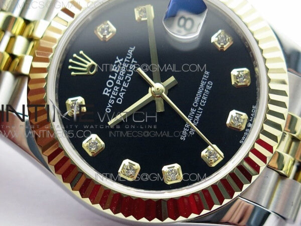 Datejust 31mm 278273 SS/YG BP Best Edition Black Diamond Markers Dial on SS/YG Jubilee Bracelet – Bild 6