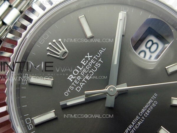 DateJust 41 126334 904L SS VSF 1:1 Best Edition Gray Dial on Jubilee Bracelet VS3235 – Bild 6