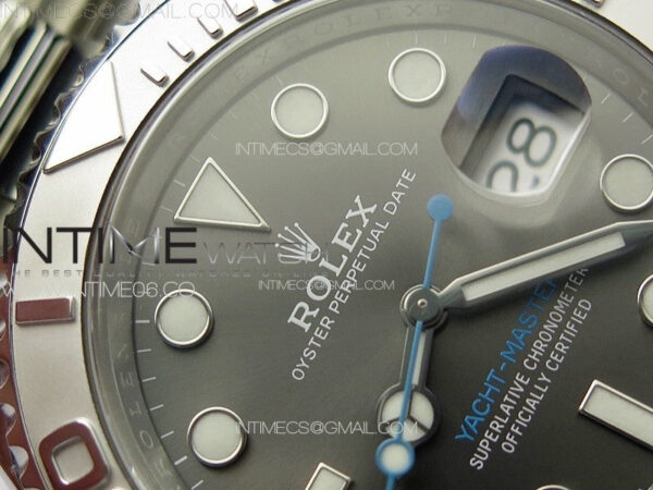 Yacht-Master 126622 904L Steel Clean F 1:1 Best Edition Rhodium Dial on SS Bracelet VR3235 – Bild 7