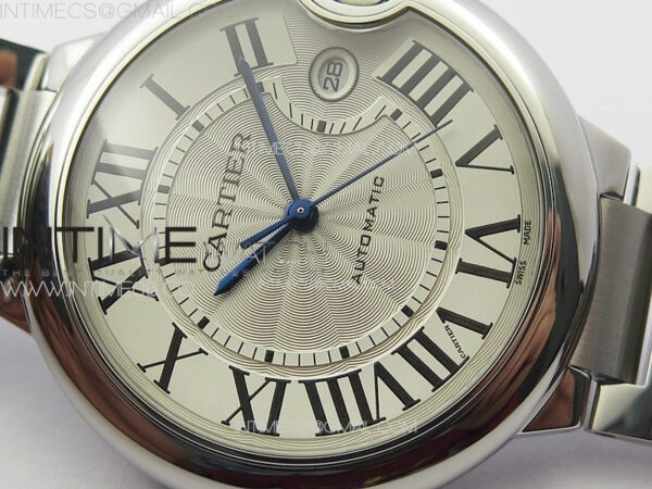 Ballon Bleu 42mm SS K3F 1:1 Best Edition White Texture Dial on SS Bracelet A2824 – Bild 7