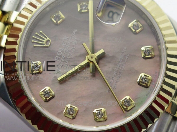 Datejust 31mm 278273 SS/YG BP Best Edition Brown MOP Diamond Markers Dial on SS/YG Jubilee Bracelet – Bild 7