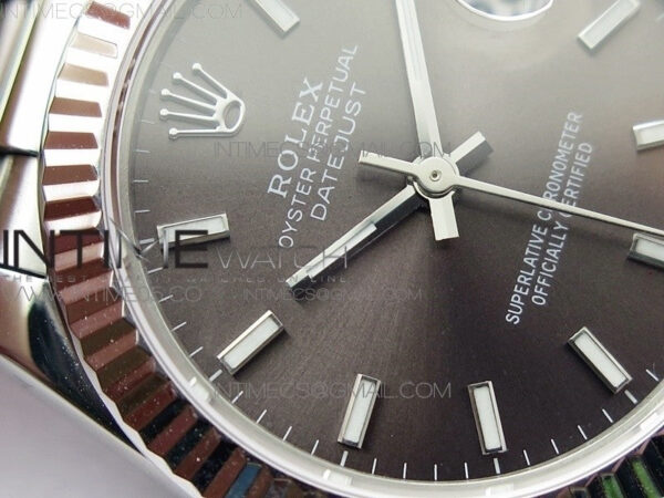 Datejust 31mm 278275 SS BP Best Edition Gray Stick Markers Dial on SS President Bracelet – Bild 8