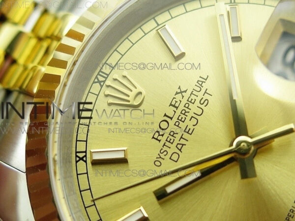DateJust 36 SS/YG 126233 ARF 1:1 Best Edition YG Dial Stick Markers on SS/YG Jubilee Bracelet SH3135 – Bild 7