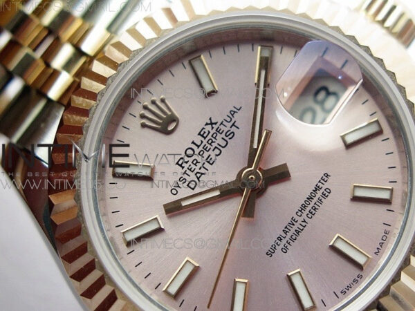 Datejust 28mm 279173 SS/RG BP Best Edition Silver Sticks Markers Dial on SS/RG Jubilee Bracelet ETA2671 – Bild 7