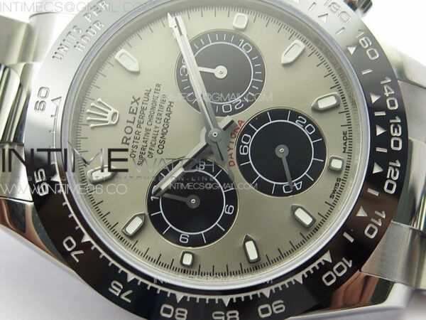 Daytona 116500LN APSF Gray Dial Stick Markers On SS Bracelet Slim A7750 – Bild 7