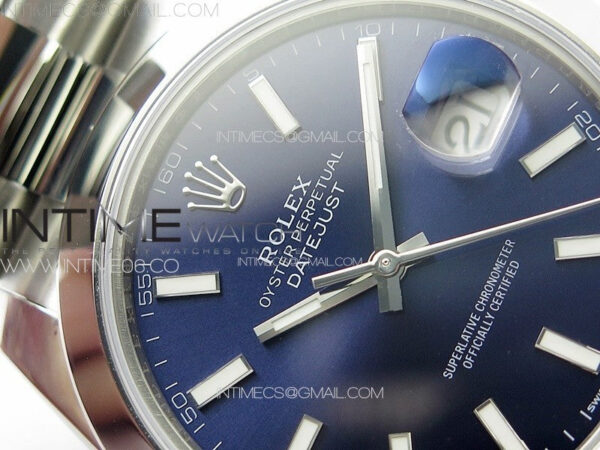 DateJust 41MM 126334 Smooth Bezel SS APSF 1:1 Best Edition Blue Dial on SS Jubilee Bracelet SA3235 – Bild 7
