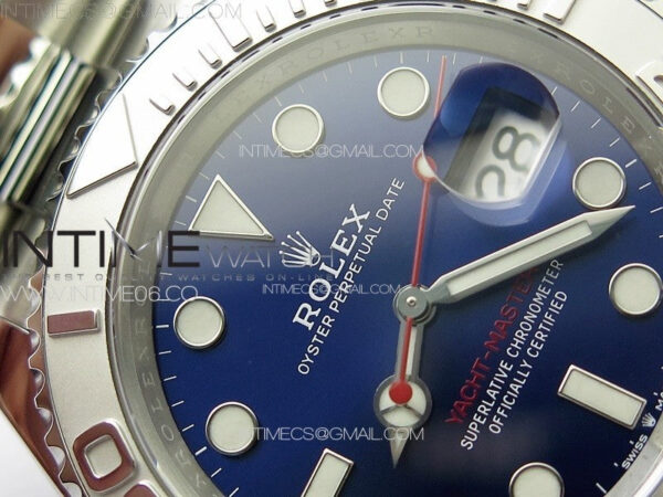 Yacht-Master 126622 904L Steel Clean F 1:1 Best Edition Blue Dial on SS Bracelet VR3235 – Bild 7