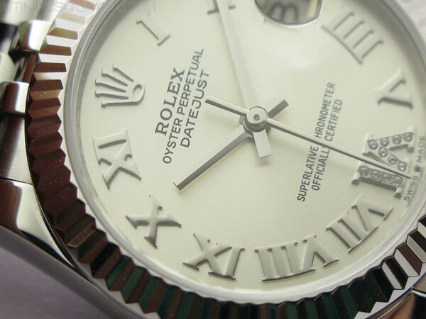 Datejust 31mm 278271 SS BP Best Edition Silver Roman Markers @6 Crystal Dial on Jubilee Bracelet – Bild 8