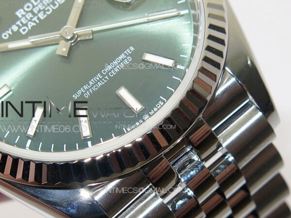 DateJust 36 SS 126234 VSF 1:1 Best Edition 904L Steel Green Dial on Jubilee Bracelet VS3235 – Bild 7