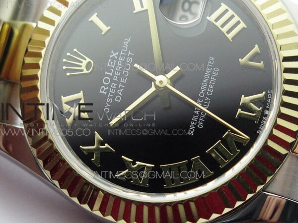 Datejust 31mm 278273 SS/YG BP Best Edition Black Roman Markers Dial on SS/YG Oyster Bracelet – Bild 7