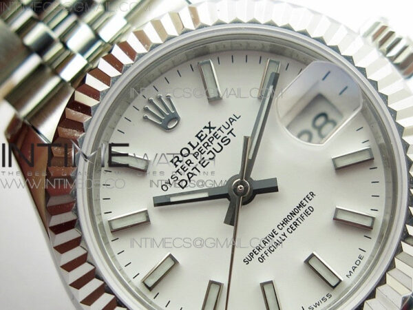 Datejust 28mm 279174 SS BP Best Edition White Sticks Markers Dial on SS Jubilee Bracelet ETA2671 – Bild 6