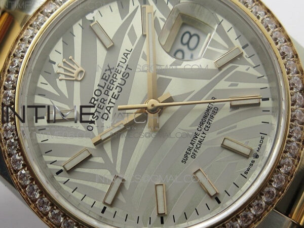 DateJust 36 SS/RG 126281 BP 1:1 Best Edition Silver/Gray Dial on Oyster Bracelet – Bild 7