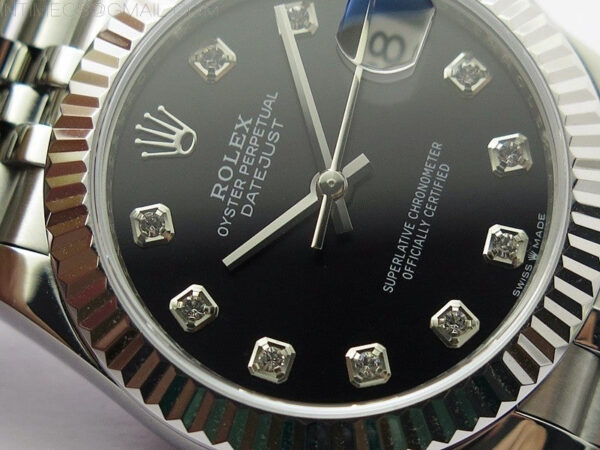Datejust 31mm 278271 SS BP Best Edition Black Crystal Markers Dial on Jubilee Bracelet – Bild 8