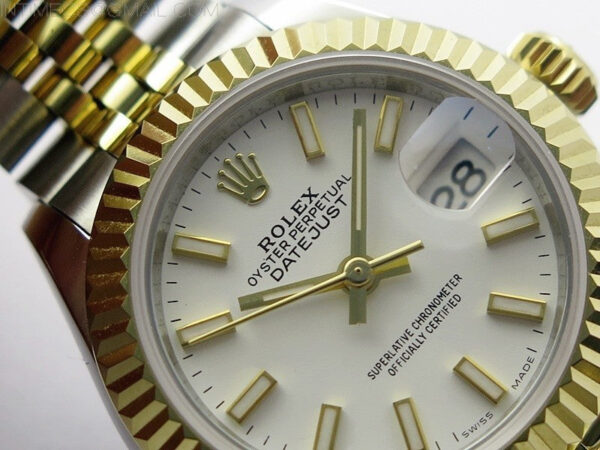 Datejust 28mm 279173 SS/YG BP Best Edition White Sticks Markers Dial on SS/YG Jubilee Bracelet ETA2671 – Bild 7