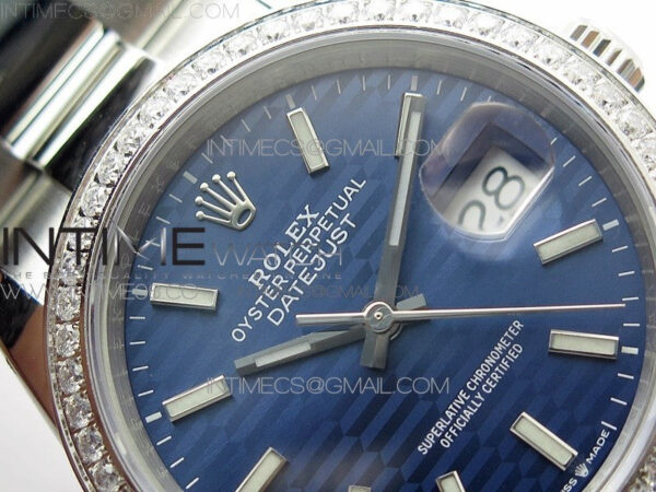 DateJust 36 SS 126234 BP 1:1 Best Edition New Blue Dial on Oyster Bracelet – Bild 6