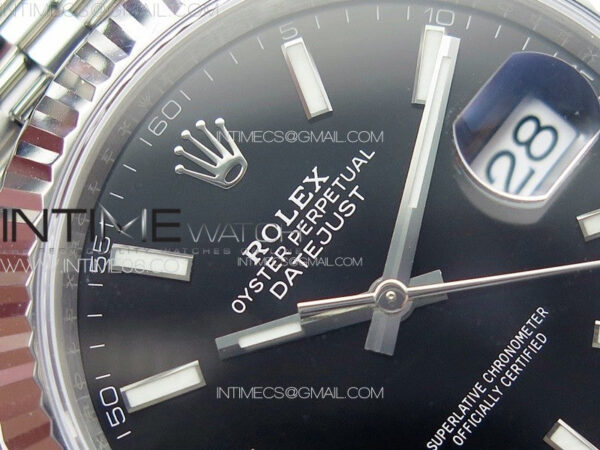 DateJust 41 126334 904L SS VSF 1:1 Best Edition Black Dial on Jubilee Bracelet VS3235 – Bild 7