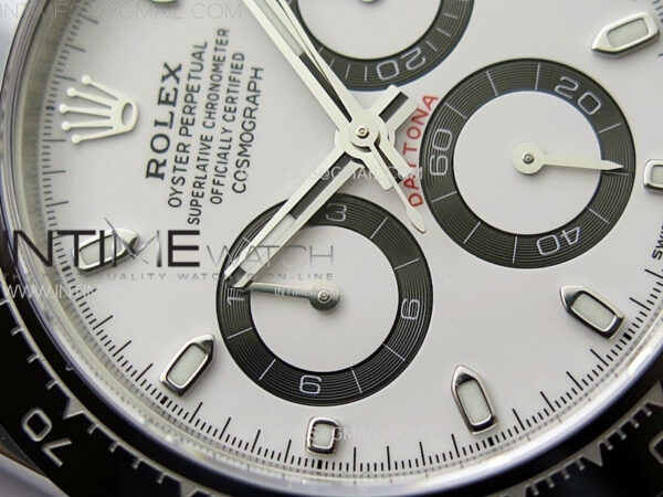 Daytona 116500LN 904L SS Case APSF 1:1 Best Edition White Dial On 904L SS Bracelet SH4130 – Bild 6