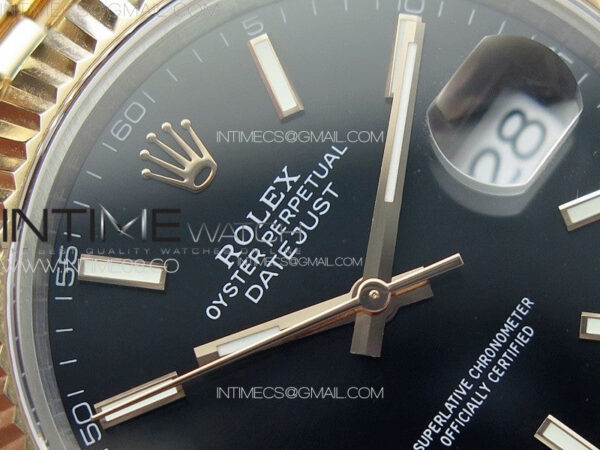 DateJust 41 126331 904L SS/RG GMF 1:1 Best Edition Black Dial On Jubilee Bracelet VR3235 – Bild 6