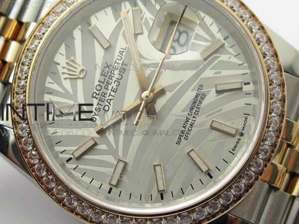 DateJust 36 SS/RG 126281 BP 1:1 Best Edition Silver/Gray Dial on Jubilee Bracelet – Bild 7