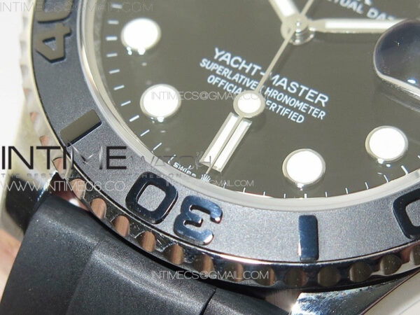 Yacht-Master 42mm 226659 APSF Best Edition 3D Black Ceramic Bezel on Oysterflex Strap SA3235 – Bild 7