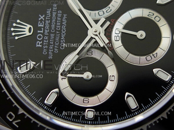 Daytona 116500LN 904L SS Case APSF 1:1 Best Edition Black Dial On 904L SS Bracelet SH4130 – Bild 7