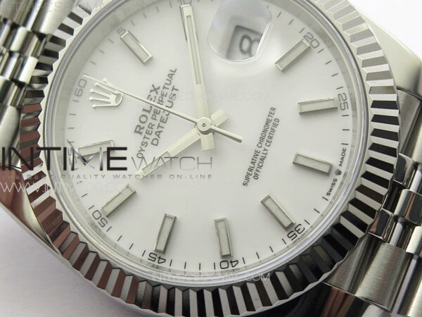 DateJust 41 126334 NTF 1:1 Best Edition 904L Steel White Stick Dial on Jubilee Bracelet VR3235DateJust 41 126334 NTF 1:1 Best Edition 904L Steel White Stick Dial on Jubilee Bracelet VR3235 – Bild 6